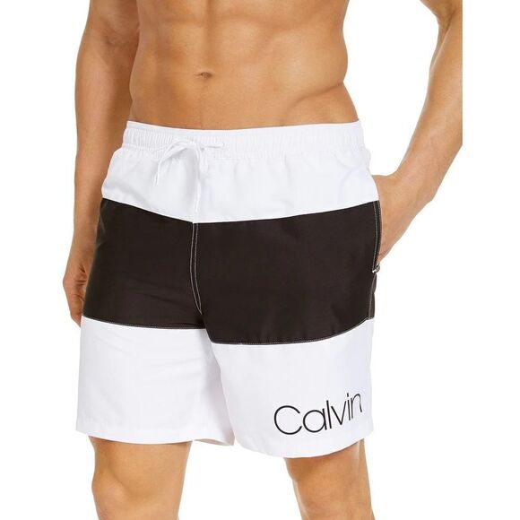Calvin Klein
Men's Colorblocked 7" Swim Trunks - Picture 1 of 3